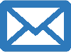 Blue email icon