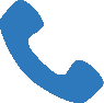 Blue phone icon