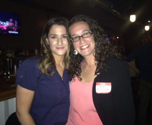 Dana with event host Meredith Fineman
