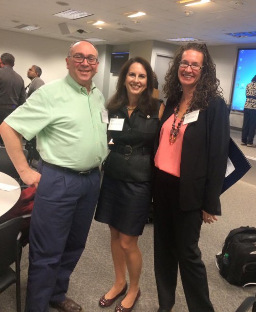 Image of Dana Marlowe with fellow conference participants Gary Morin and Sam Meklir