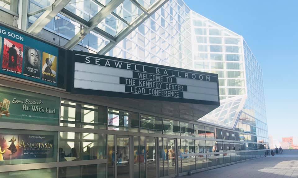 Marquee at the Seawall Ballroom that is welcoming participants to LEAD 2019